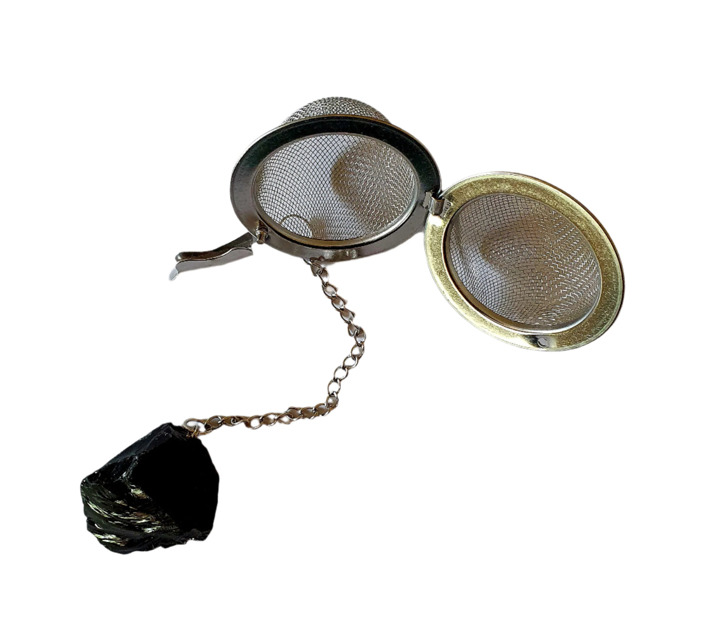 Black Obsidian Raw Tea Strainer