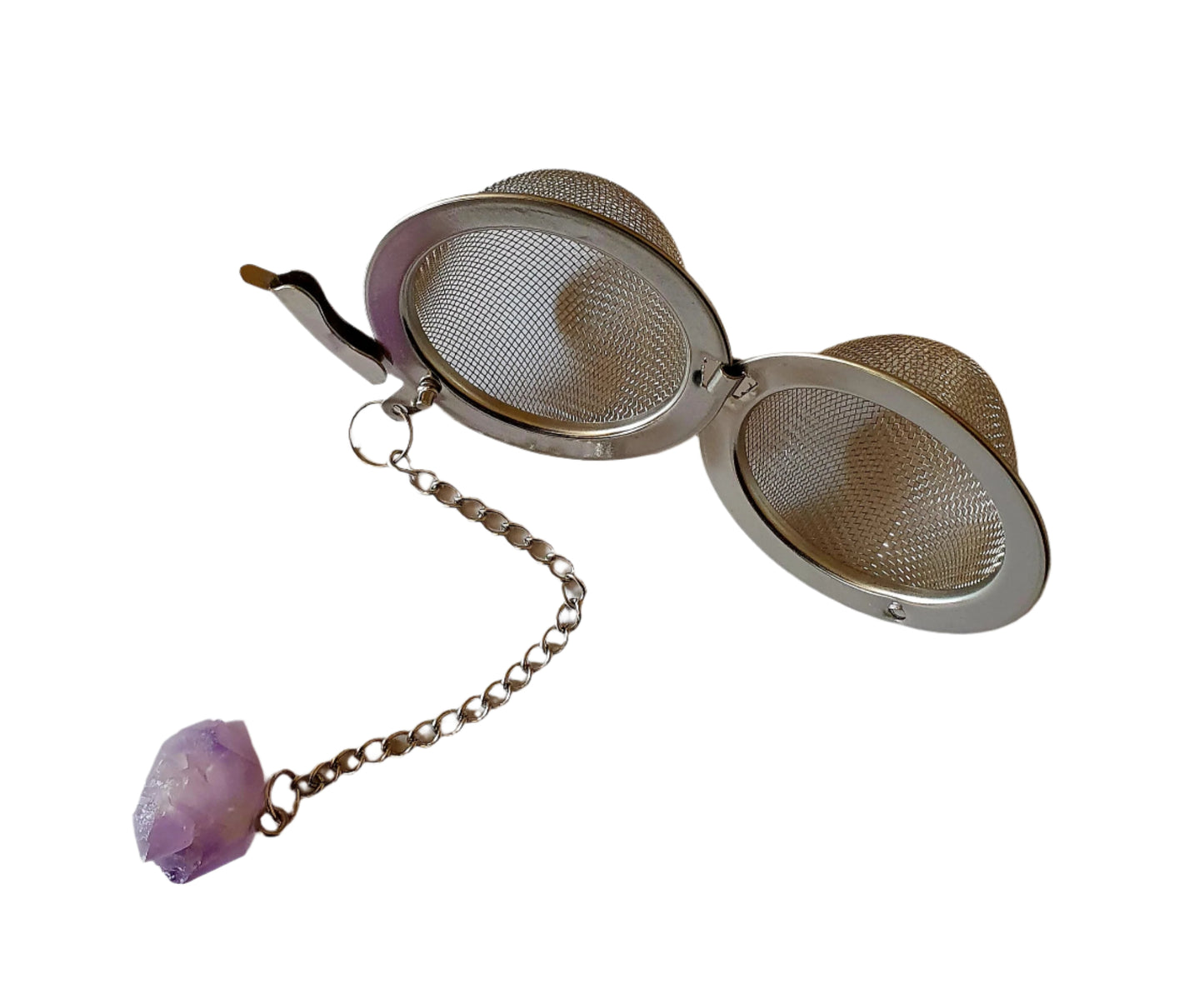 Amethyst Raw Gemstone Tea Strainer
