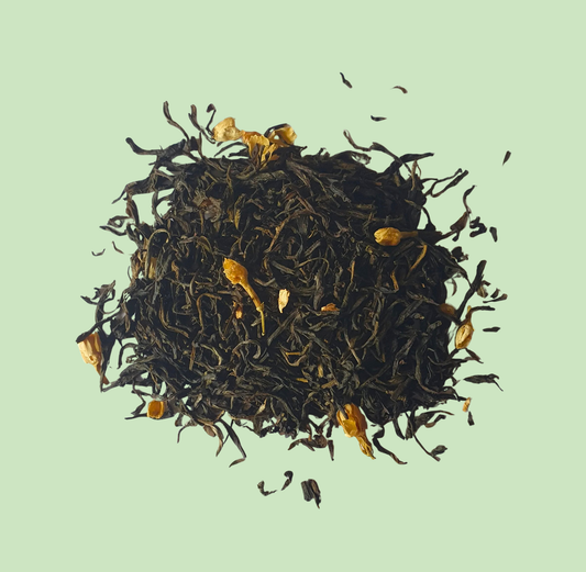 Fragrant Chinese Green Tea with Jasmine Flowers