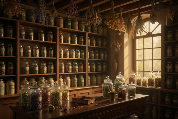 Herbal Wisdom Pillar